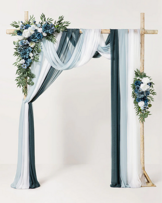 Athena Collection - Arbour Floral Swag & Drape Set