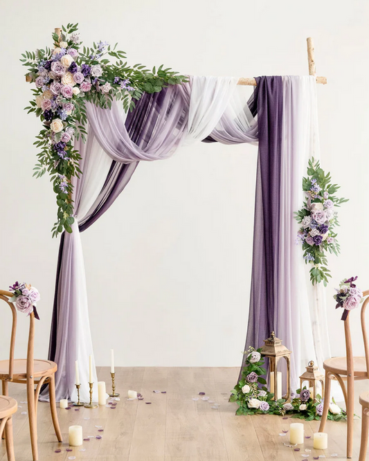 Megera Collection - Arbour Floral Swag & Drape Set