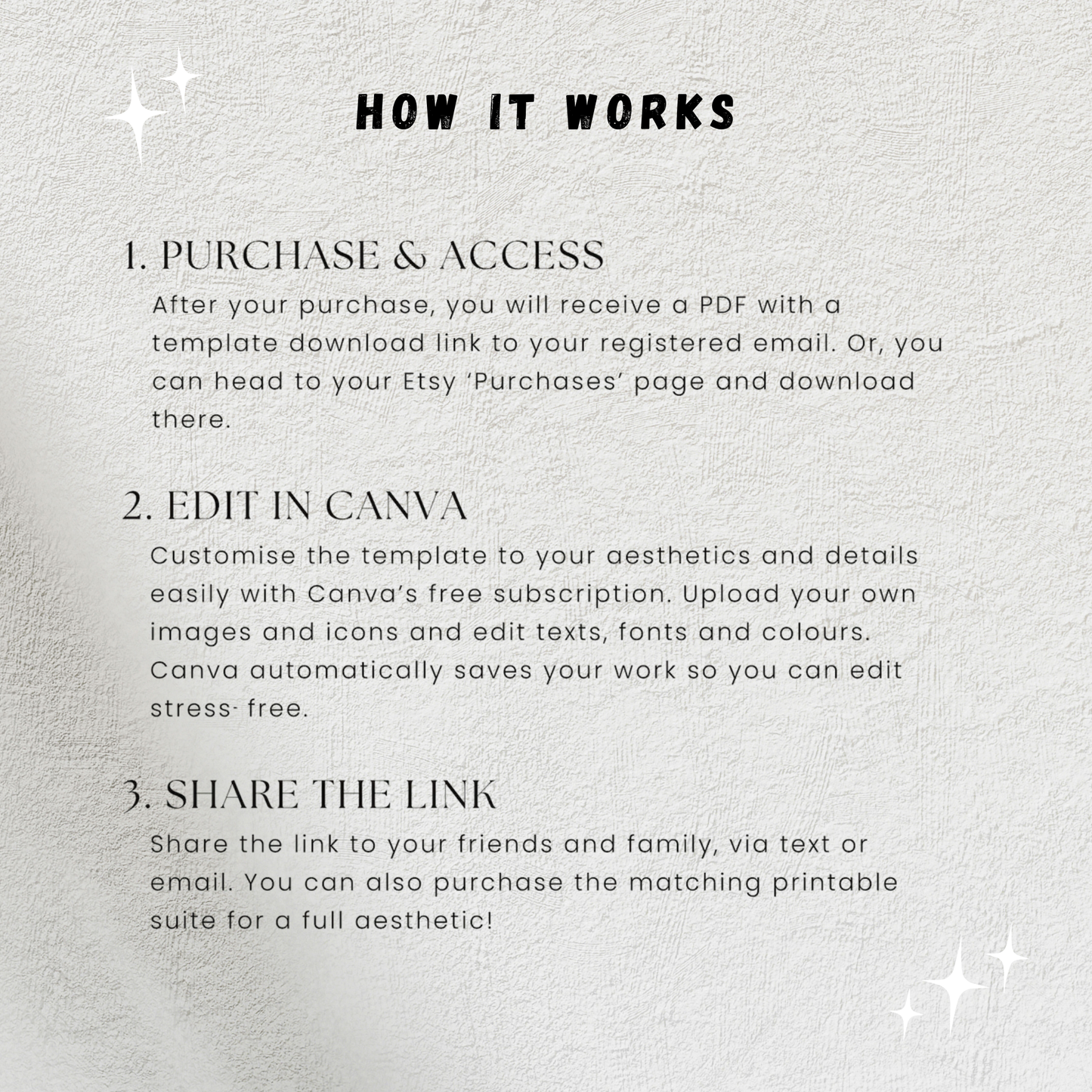 Editable Wedding Website Template | Canva Save the Date, Formal Invite (Digital Download)