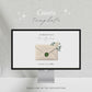 Editable Wedding Website Template | Canva Save the Date, Formal Invite (Digital Download)